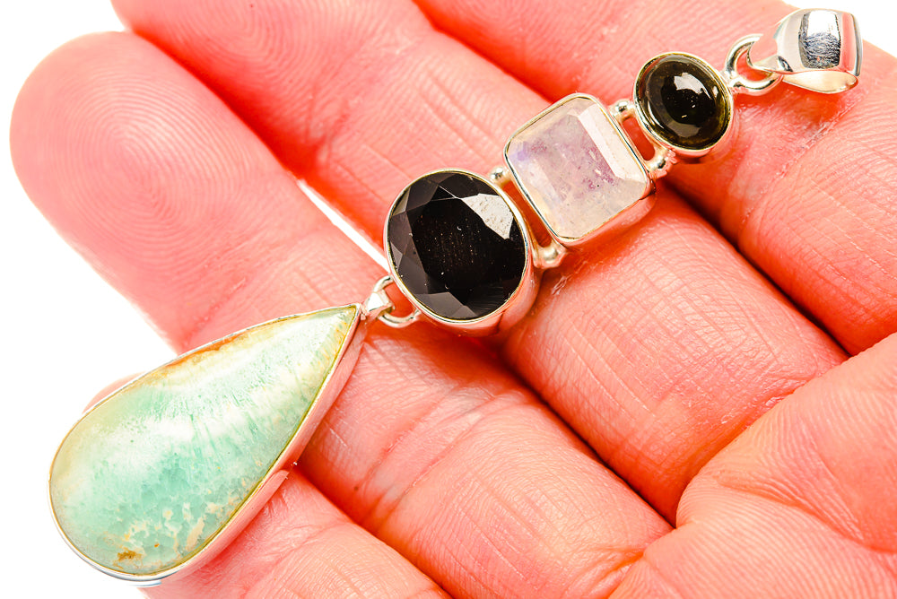 Peruvian Opal Pendants handcrafted by Anasilvercos - PD34250