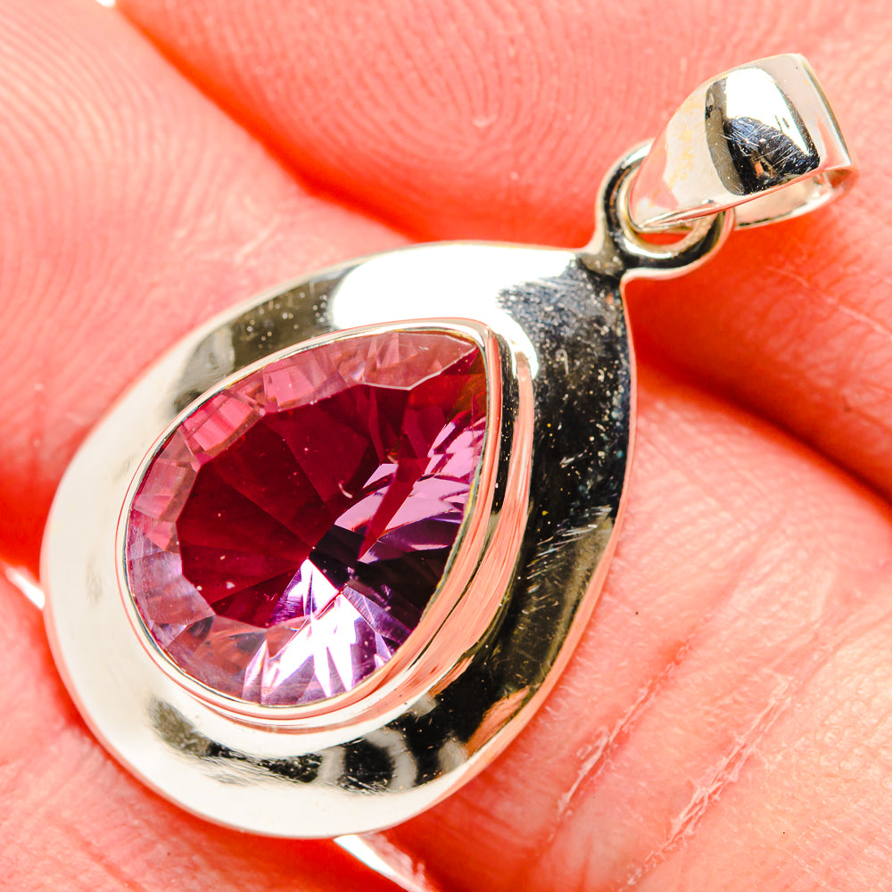 Color Change Alexandrite Pendants handcrafted by Anasilvercos - PD34258