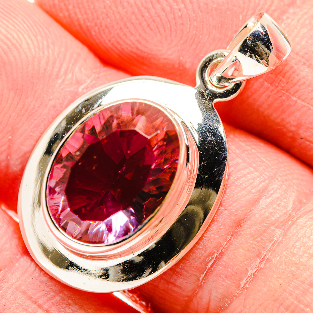 Color Change Alexandrite Pendants handcrafted by Anasilvercos - PD34259
