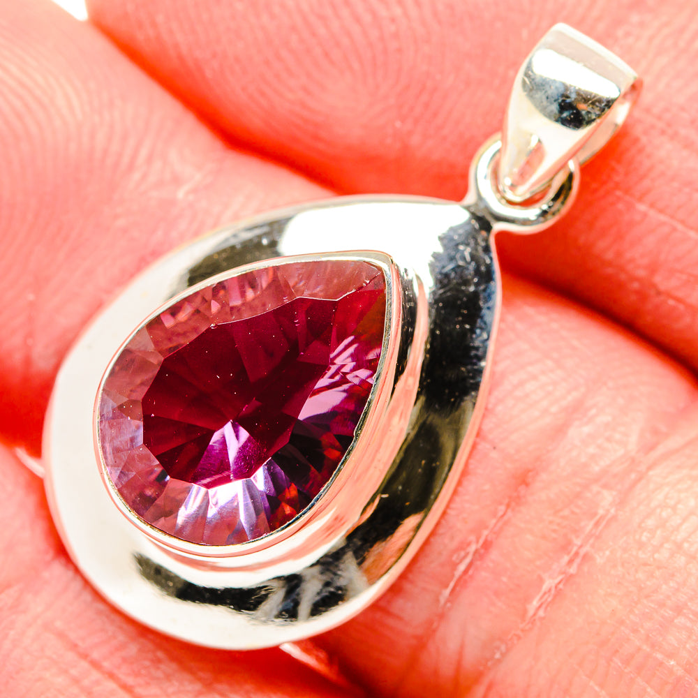 Color Change Alexandrite Pendants handcrafted by Anasilvercos - PD34260