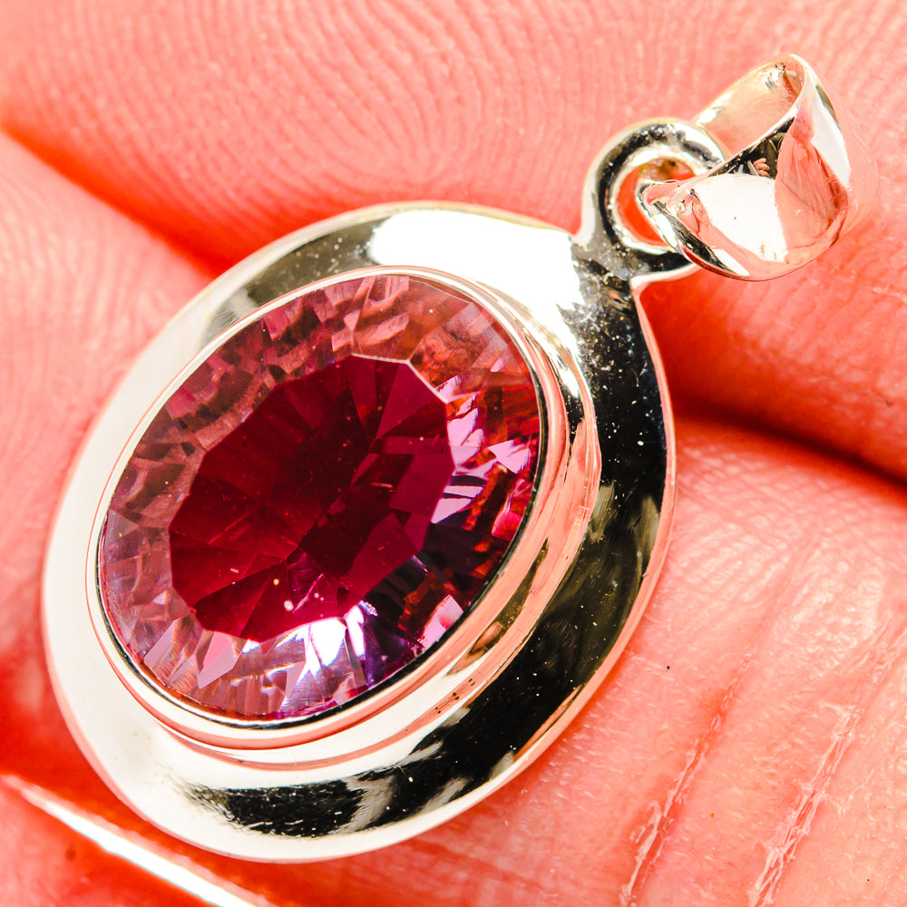 Color Change Alexandrite Pendants handcrafted by Anasilvercos - PD34261