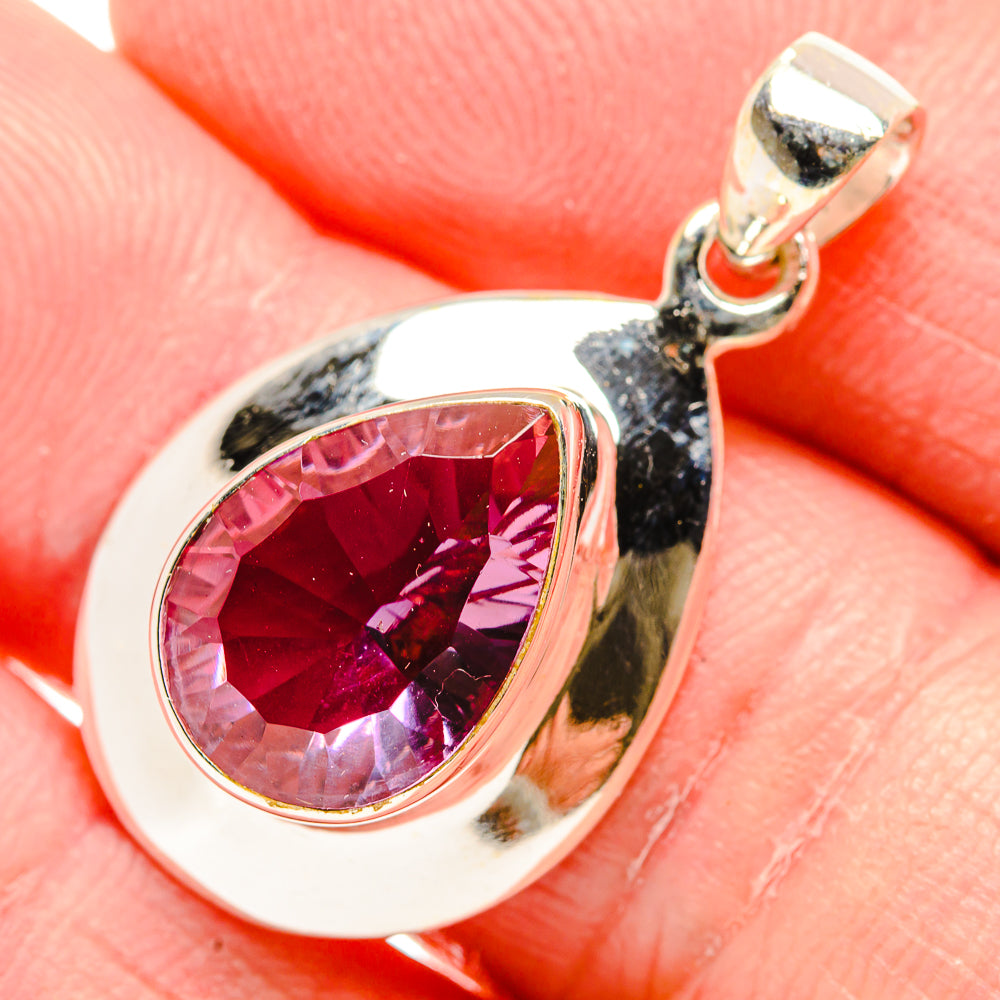 Color Change Alexandrite Pendants handcrafted by Anasilvercos - PD34262
