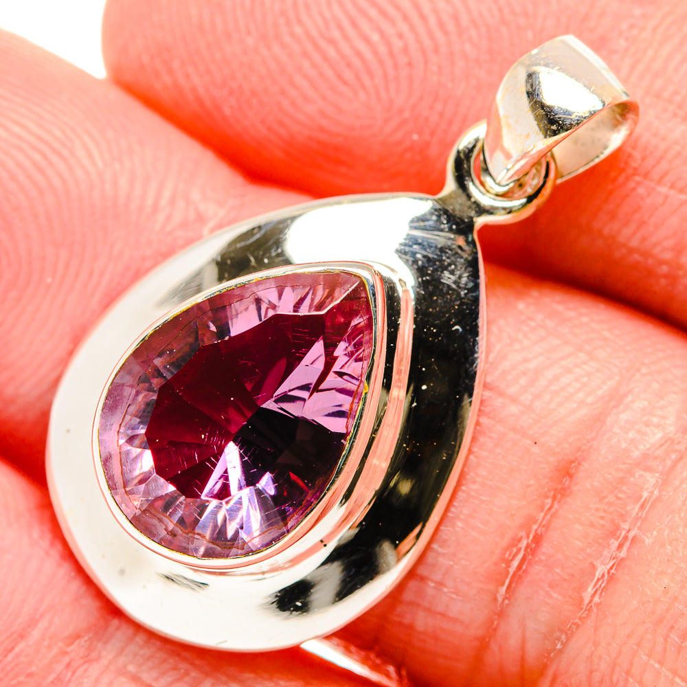 Color Change Alexandrite Pendants handcrafted by Anasilvercos - PD34266
