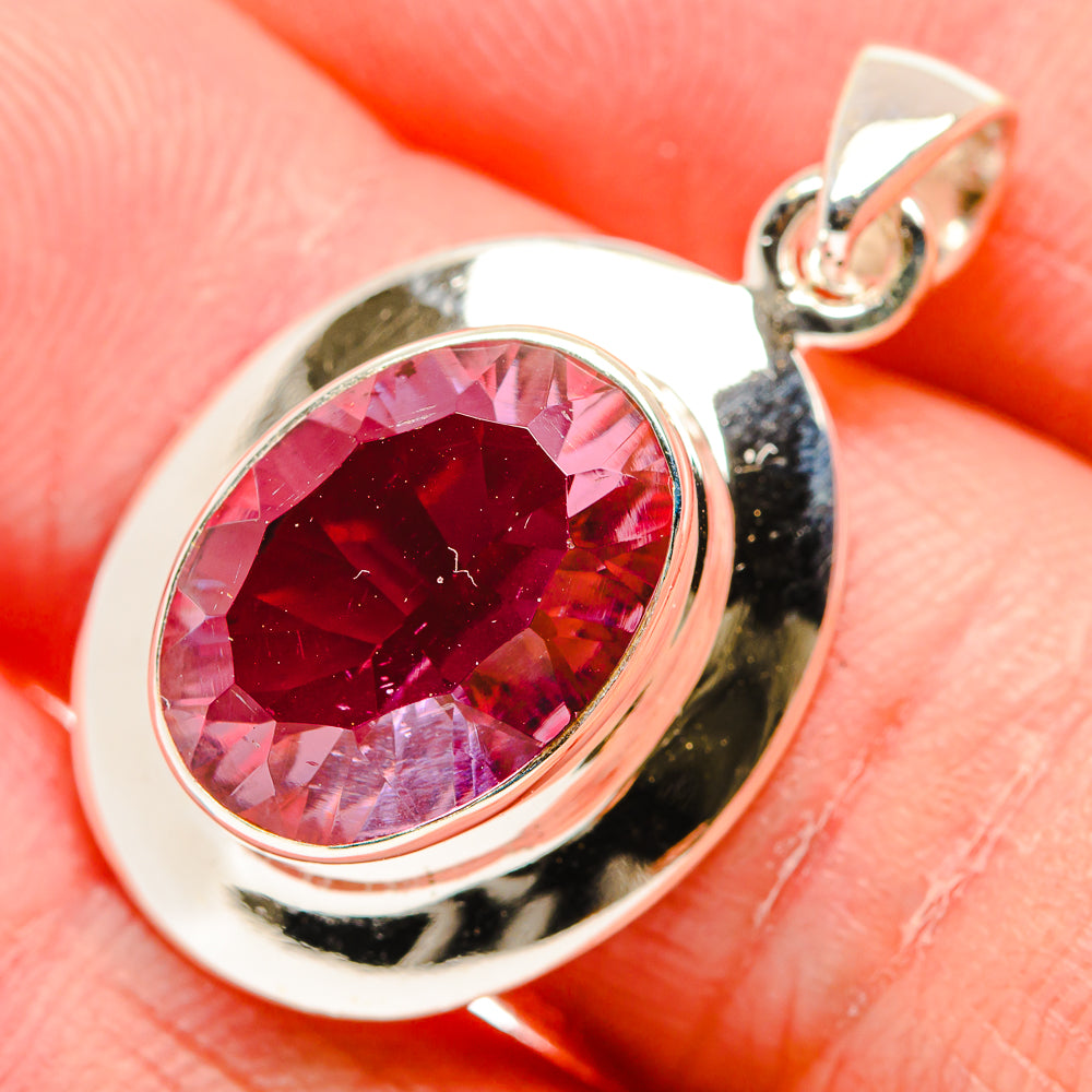 Color Change Alexandrite Pendants handcrafted by Anasilvercos - PD34267