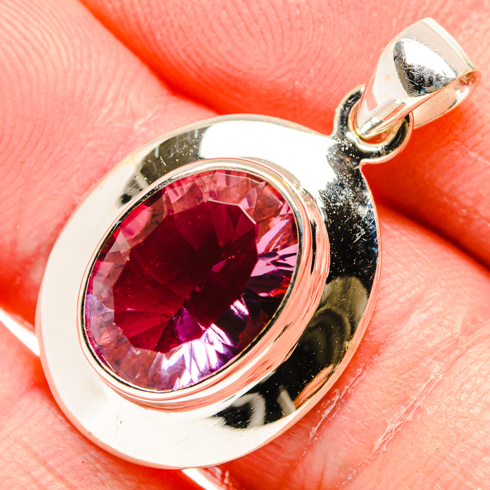 Color Change Alexandrite Pendants handcrafted by Anasilvercos - PD34269