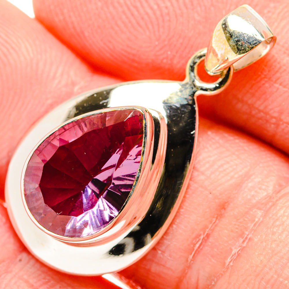 Color Change Alexandrite Pendants handcrafted by Anasilvercos - PD34270