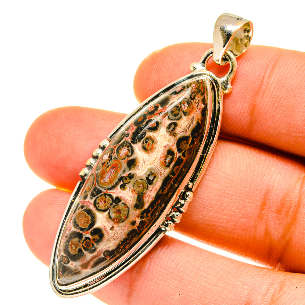 Poppy Jasper Pendants handcrafted by Anasilvercos - PD3429