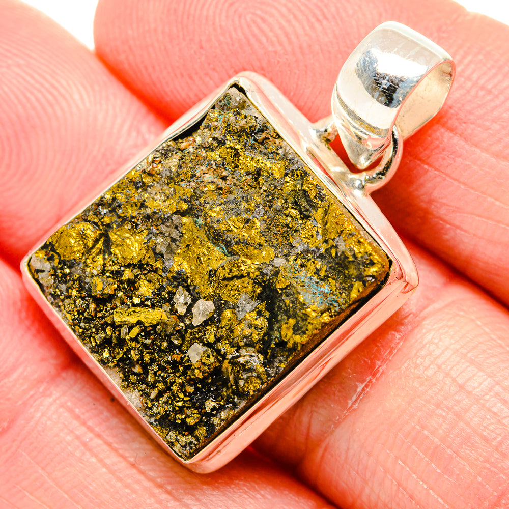 Ruby Zoisite Druzy Pendants handcrafted by Anasilvercos - PD34298