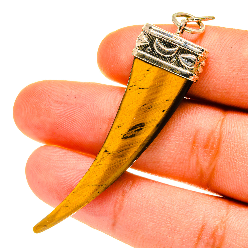Tiger Eye Pendants handcrafted by Anasilvercos - PD3430