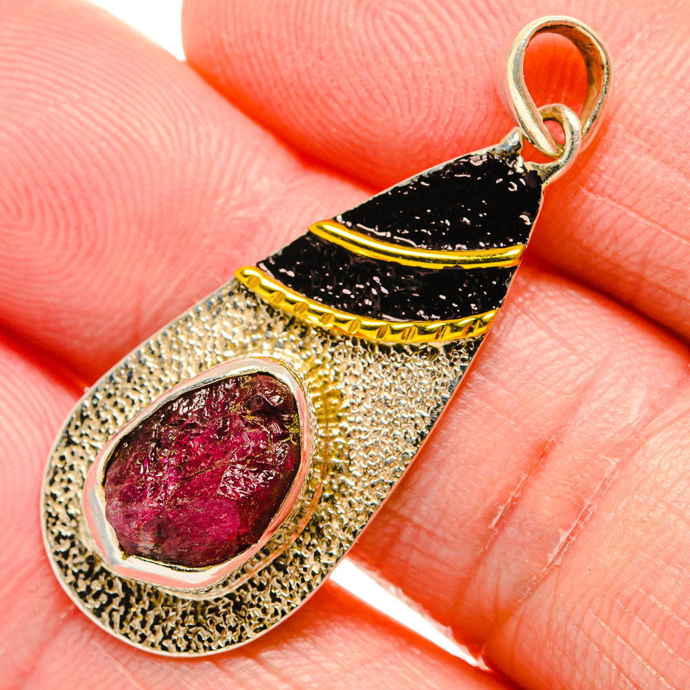 Garnet Pendants handcrafted by Anasilvercos - PD34320