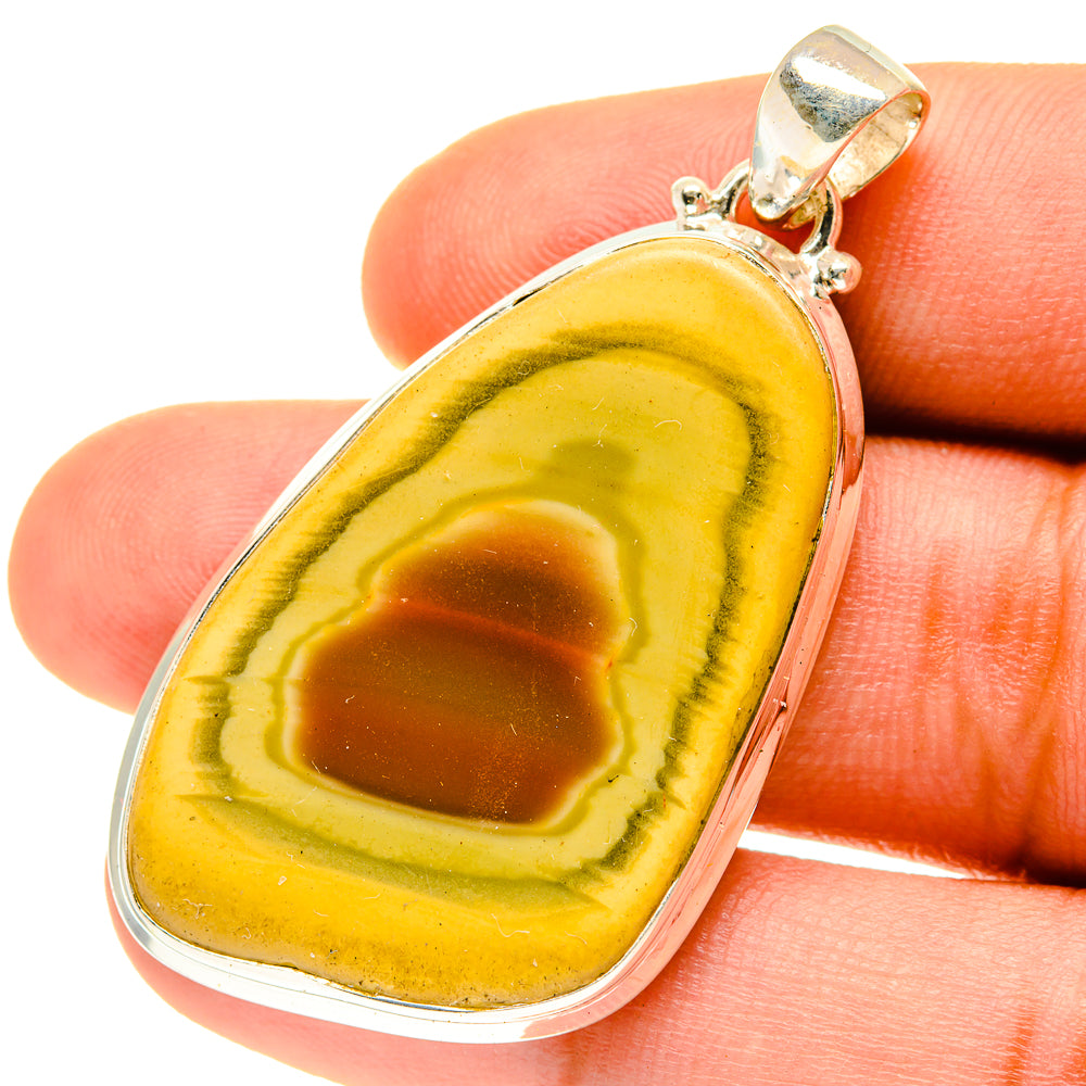Willow Creek Jasper Pendants handcrafted by Anasilvercos - PD3433