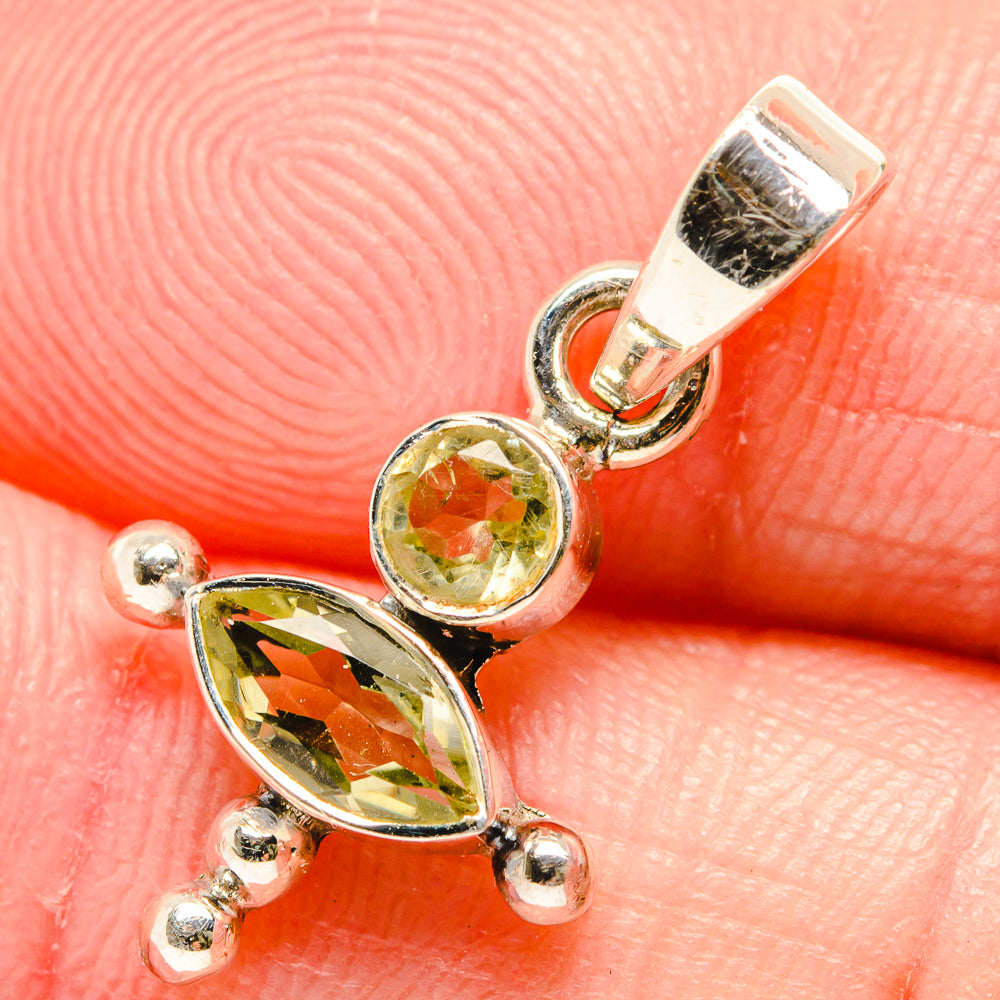 Citrine Pendants handcrafted by Anasilvercos - PD34342