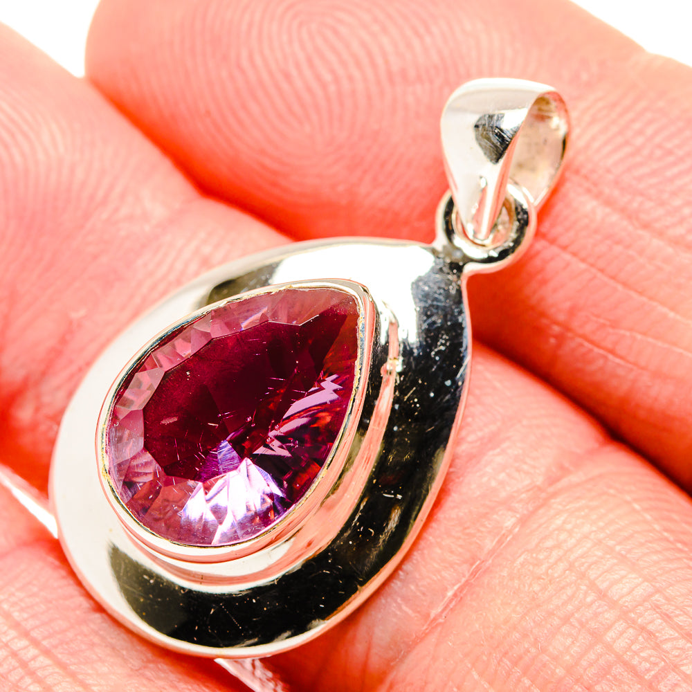 Color Change Alexandrite (Lab.) Pendants handcrafted by Anasilvercos - PD34355