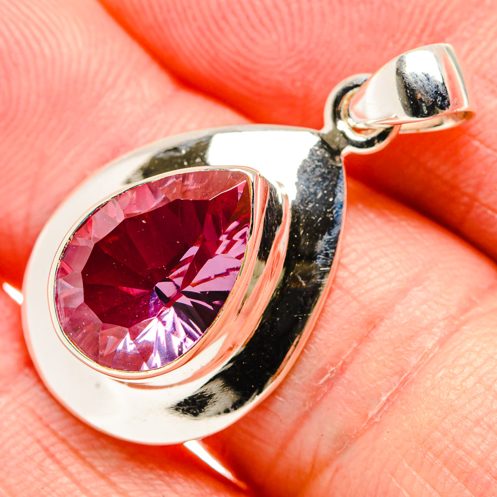 Color Change Alexandrite (Lab.) Pendants handcrafted by Anasilvercos - PD34358