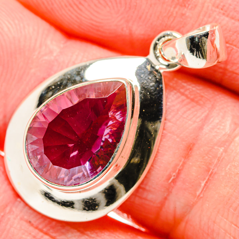 Color Change Alexandrite (Lab.) Pendants handcrafted by Anasilvercos - PD34359