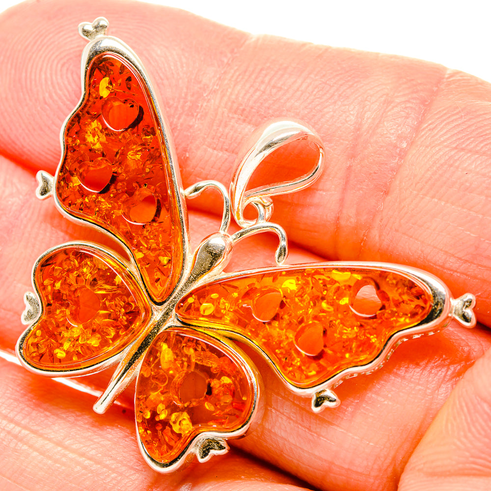 Baltic Amber Pendants handcrafted by Anasilvercos - PD34366