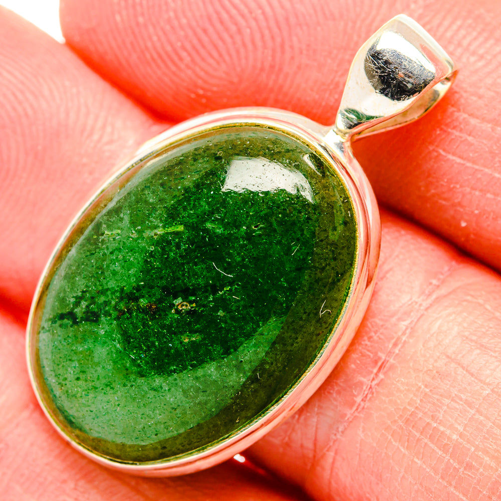 Green Aventurine Pendants handcrafted by Anasilvercos - PD34377