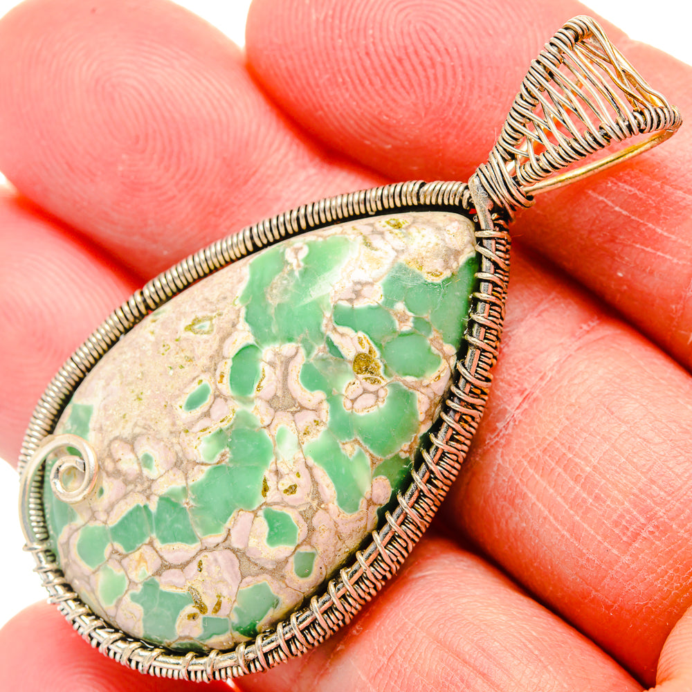 Variscite Pendants handcrafted by Anasilvercos - PD34393