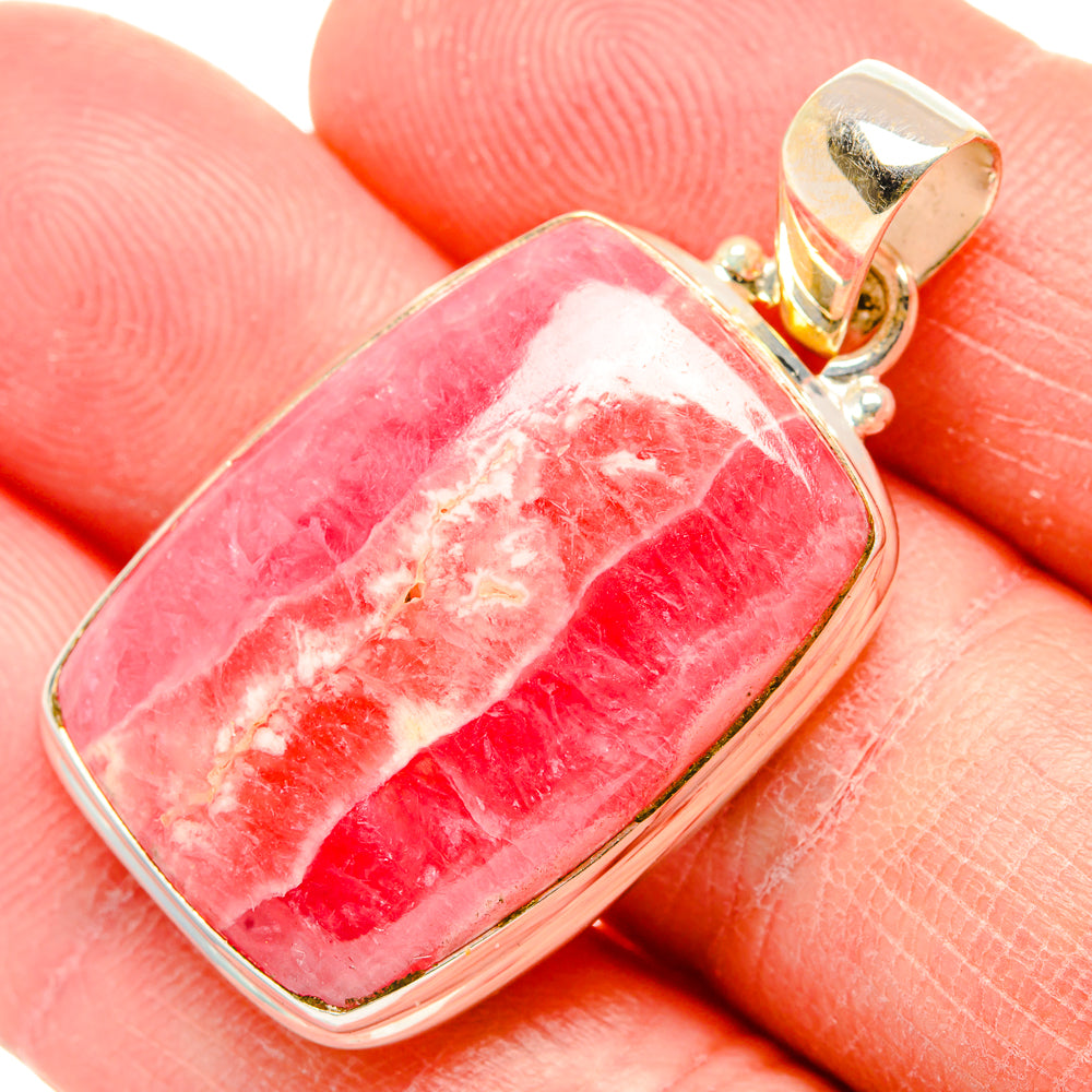 Rhodochrosite Pendants handcrafted by Anasilvercos - PD34404