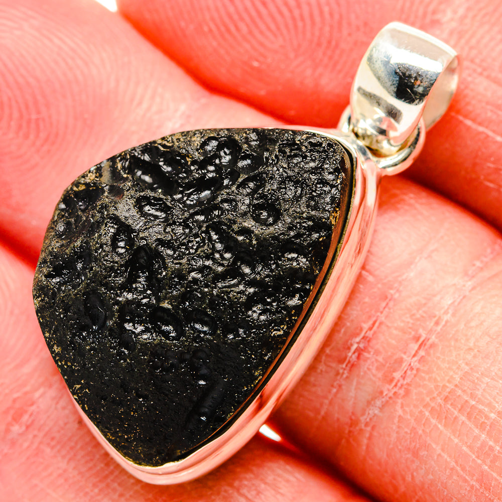 Tektite Pendants handcrafted by Anasilvercos - PD34409