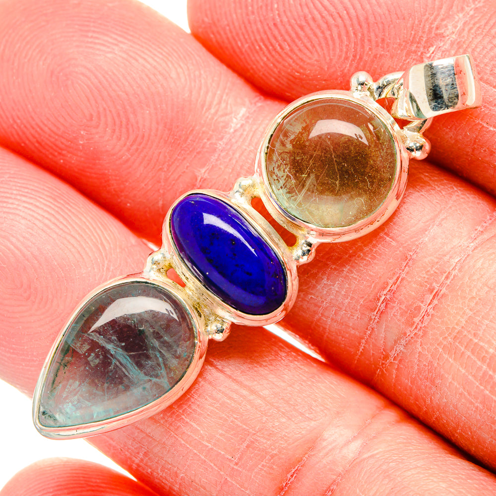 Apatite Pendants handcrafted by Anasilvercos - PD34433
