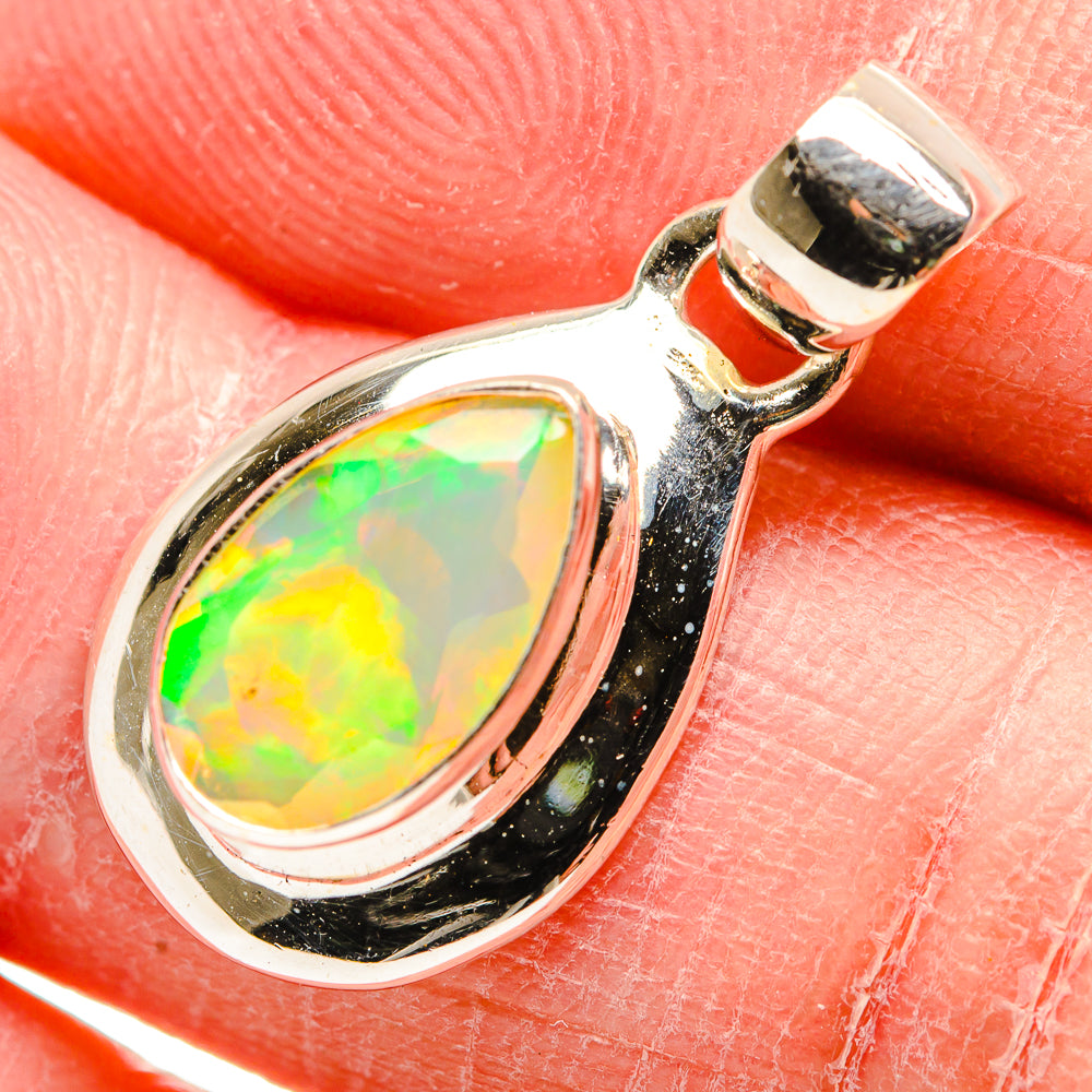 Ethiopian Opal Pendants handcrafted by Anasilvercos - PD34436