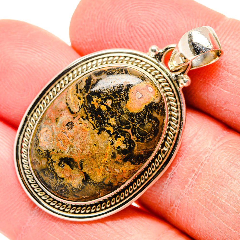Poppy Jasper Pendants handcrafted by Anasilvercos - PD34447