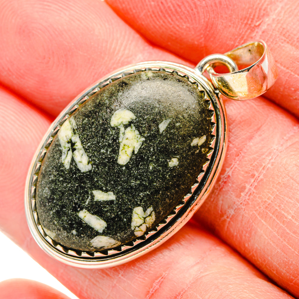 Green Fuchsite Pendants handcrafted by Anasilvercos - PD34463