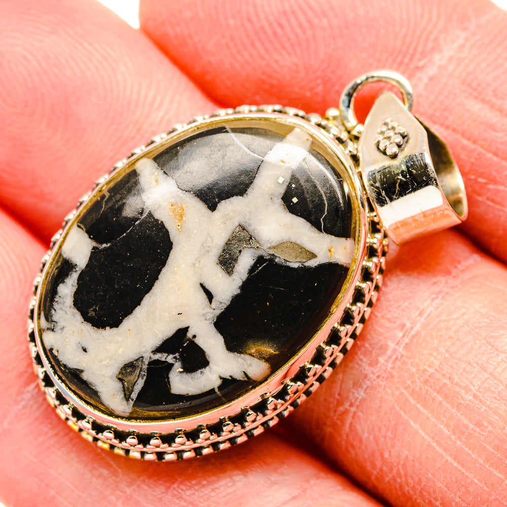 Septarian Geode Pendants handcrafted by Anasilvercos - PD34467