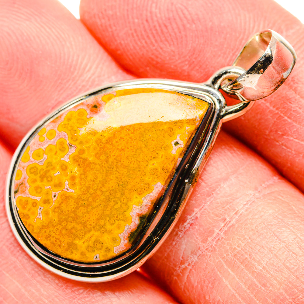 Ocean Jasper Pendants handcrafted by Anasilvercos - PD34471