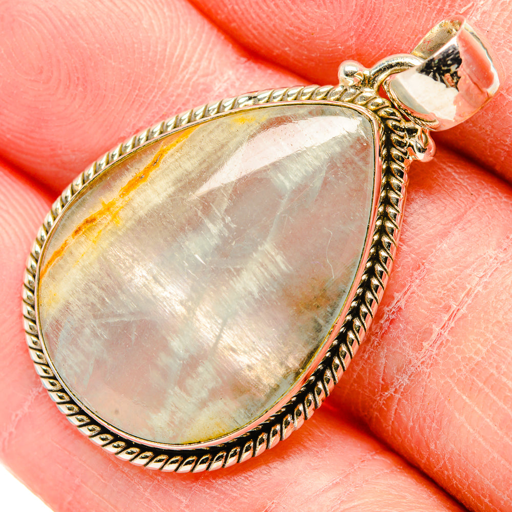Aquamarine Pendants handcrafted by Anasilvercos - PD34472