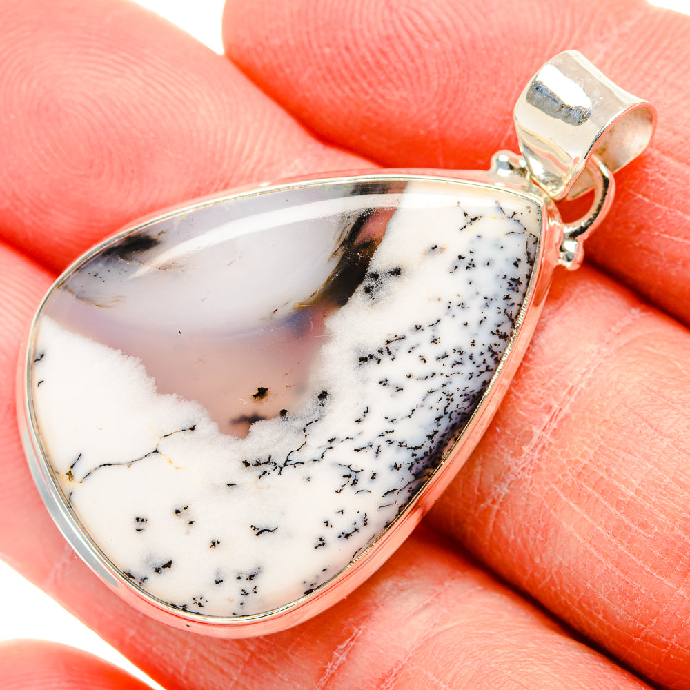Dendritic Opal Pendants handcrafted by Anasilvercos - PD34473