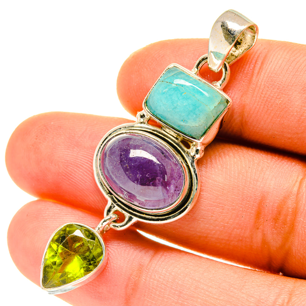 Tanzanite Pendants handcrafted by Anasilvercos - PD3448