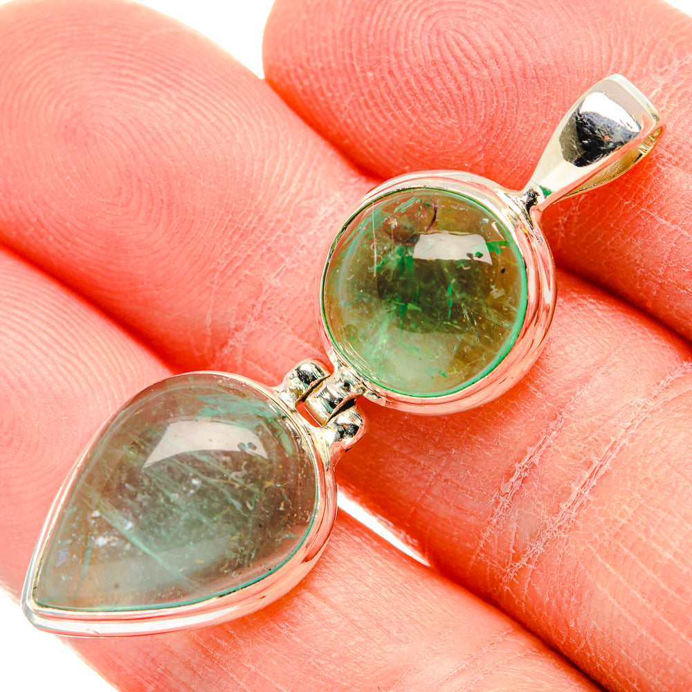 Green Aventurine Pendants handcrafted by Anasilvercos - PD34481