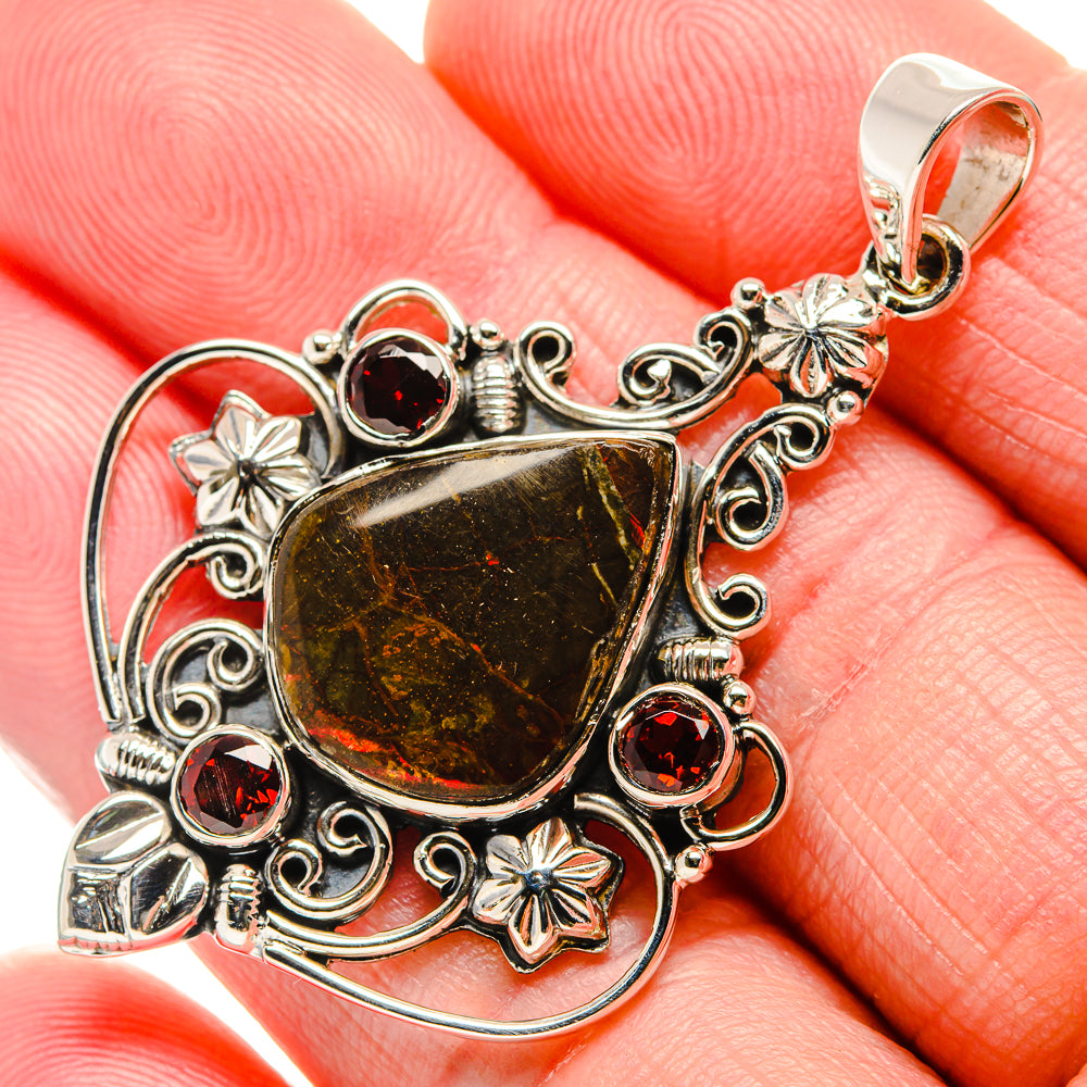 Ammolite Pendants handcrafted by Anasilvercos - PD34508