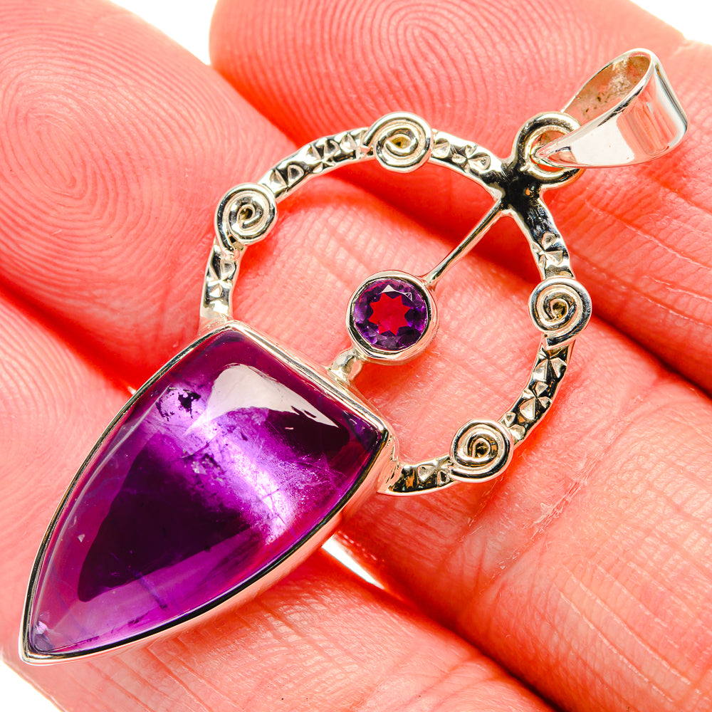 Amethyst Pendants handcrafted by Anasilvercos - PD34524
