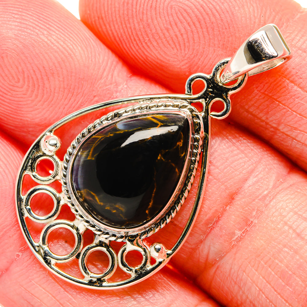 Pietersite Pendants handcrafted by Anasilvercos - PD34537
