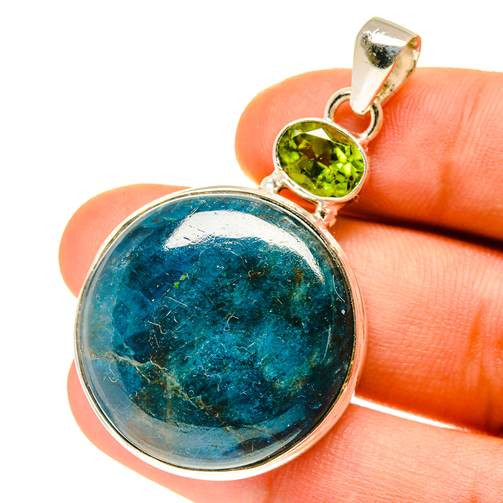 Chrysocolla Pendants handcrafted by Anasilvercos - PD3454