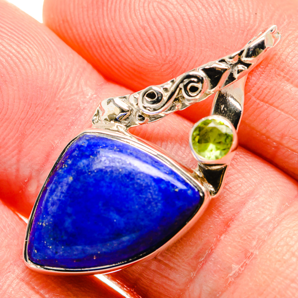 Lapis Lazuli Pendants handcrafted by Anasilvercos - PD34540