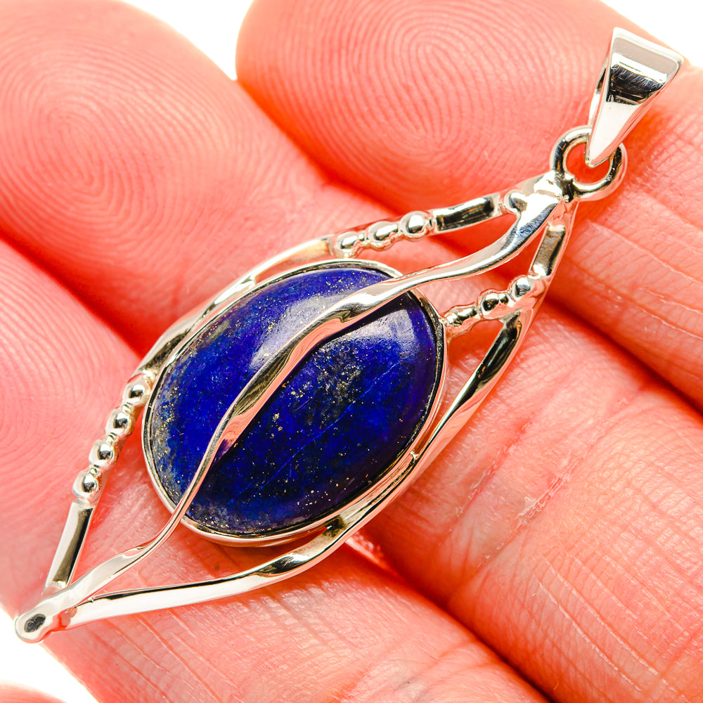 Lapis Lazuli Pendants handcrafted by Anasilvercos - PD34551