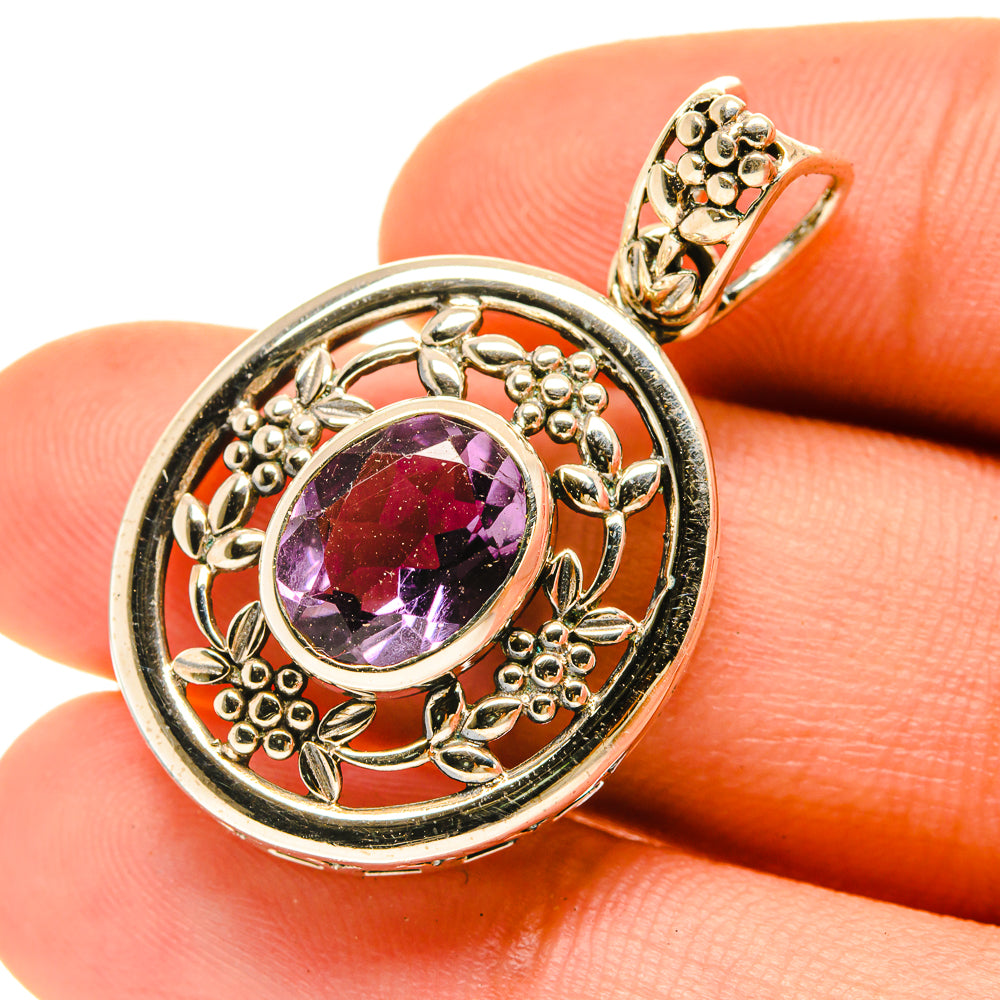 Amethyst Pendants handcrafted by Anasilvercos - PD3458