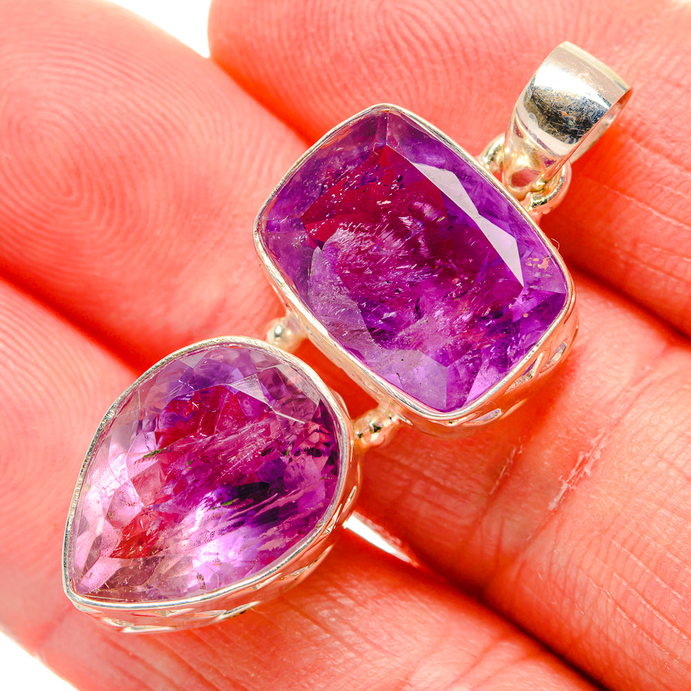 Amethyst Pendants handcrafted by Anasilvercos - PD34602