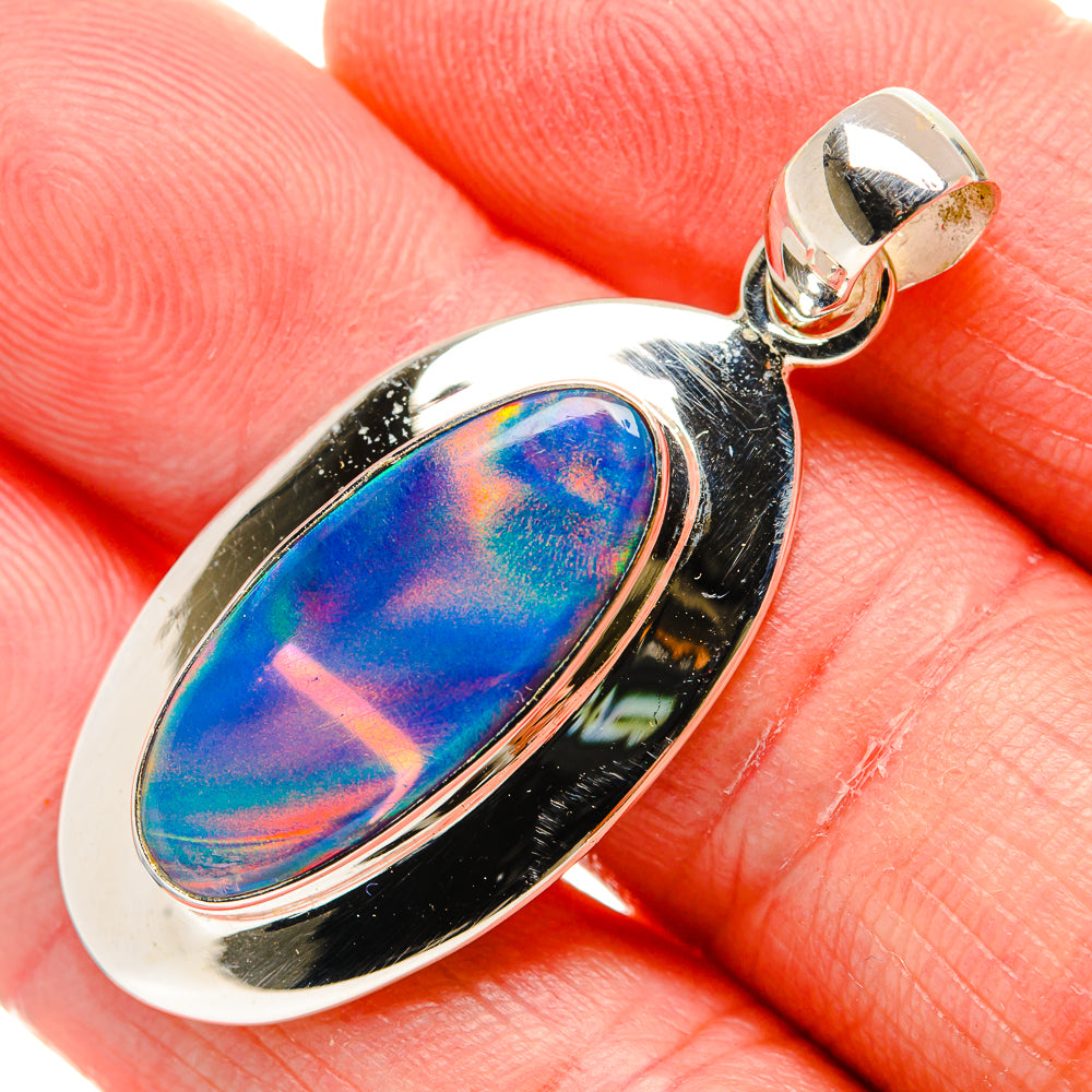 Aura Opal Pendants handcrafted by Anasilvercos - PD34608