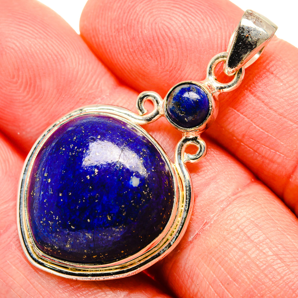 Lapis Lazuli Pendants handcrafted by Anasilvercos - PD34663