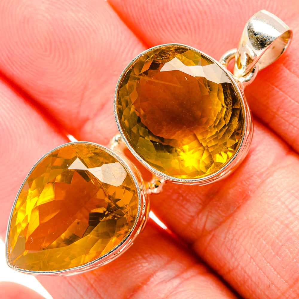 Citrine Pendants handcrafted by Anasilvercos - PD34688