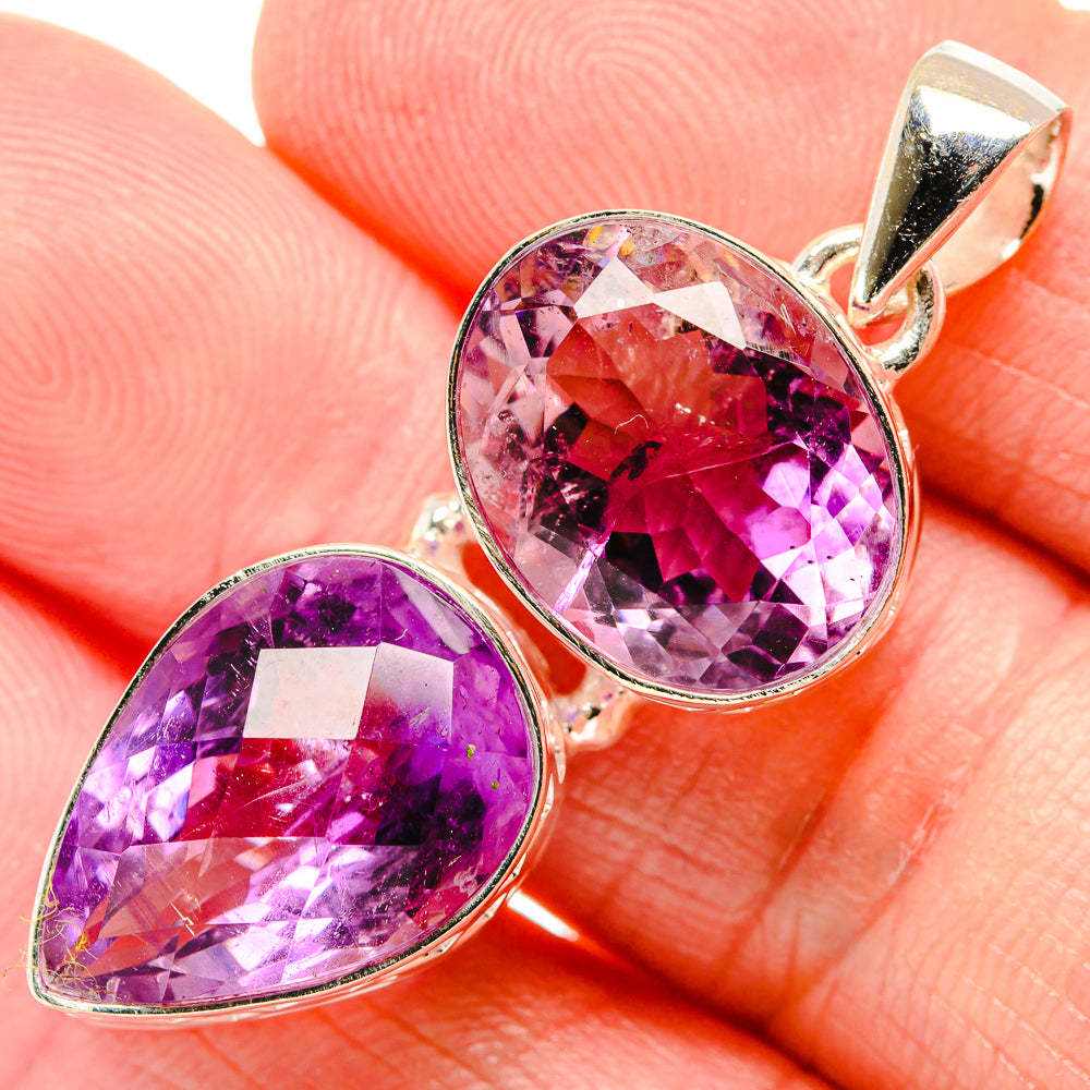 Amethyst Pendants handcrafted by Anasilvercos - PD34708