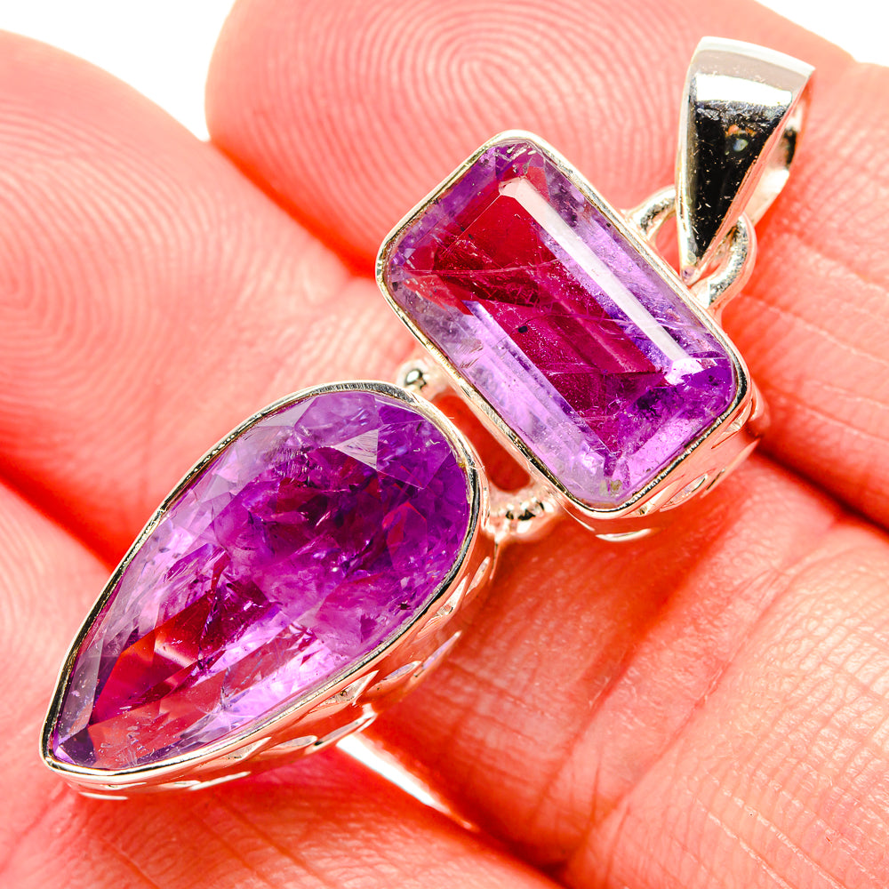 Amethyst Pendants handcrafted by Anasilvercos - PD34732