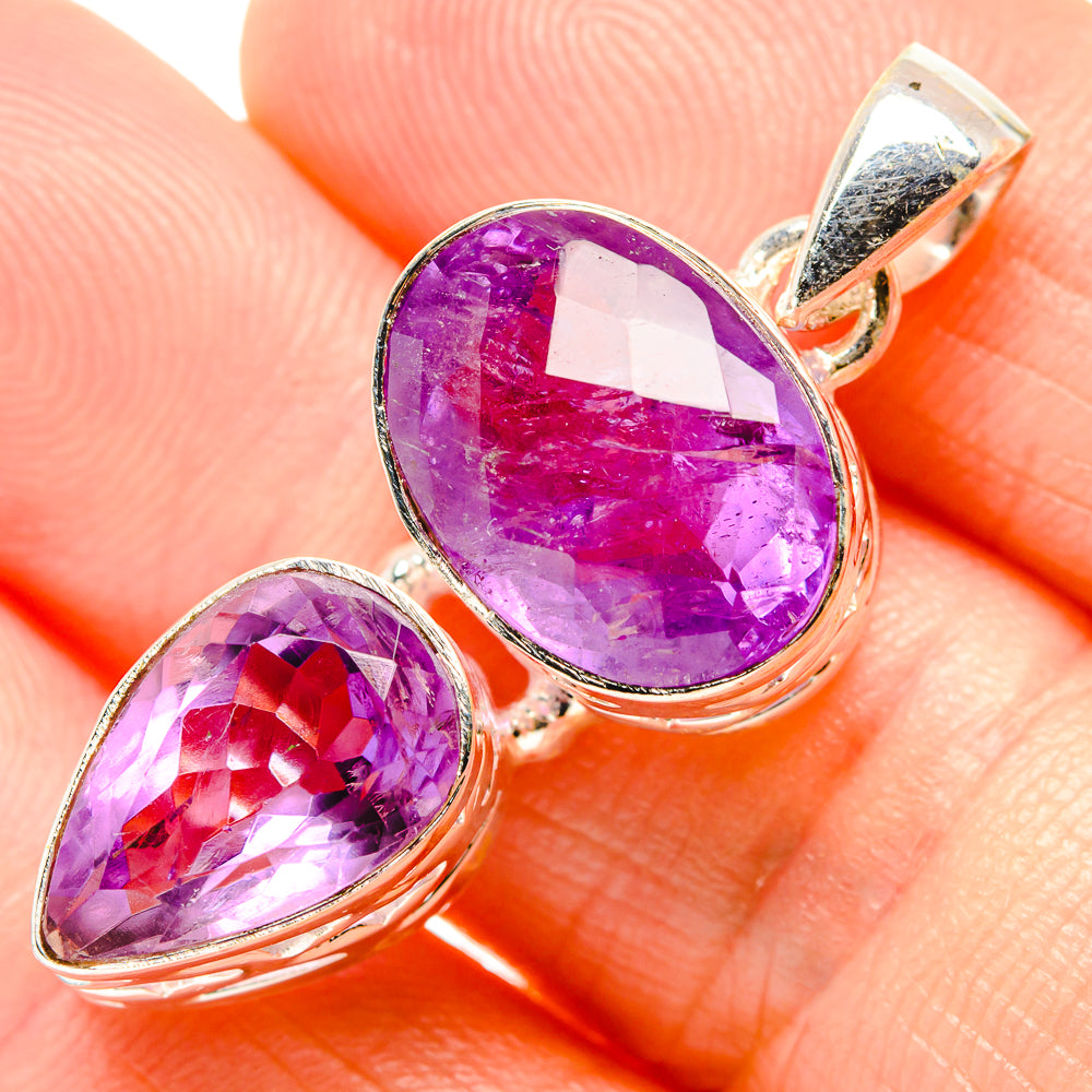 Amethyst Pendants handcrafted by Anasilvercos - PD34735