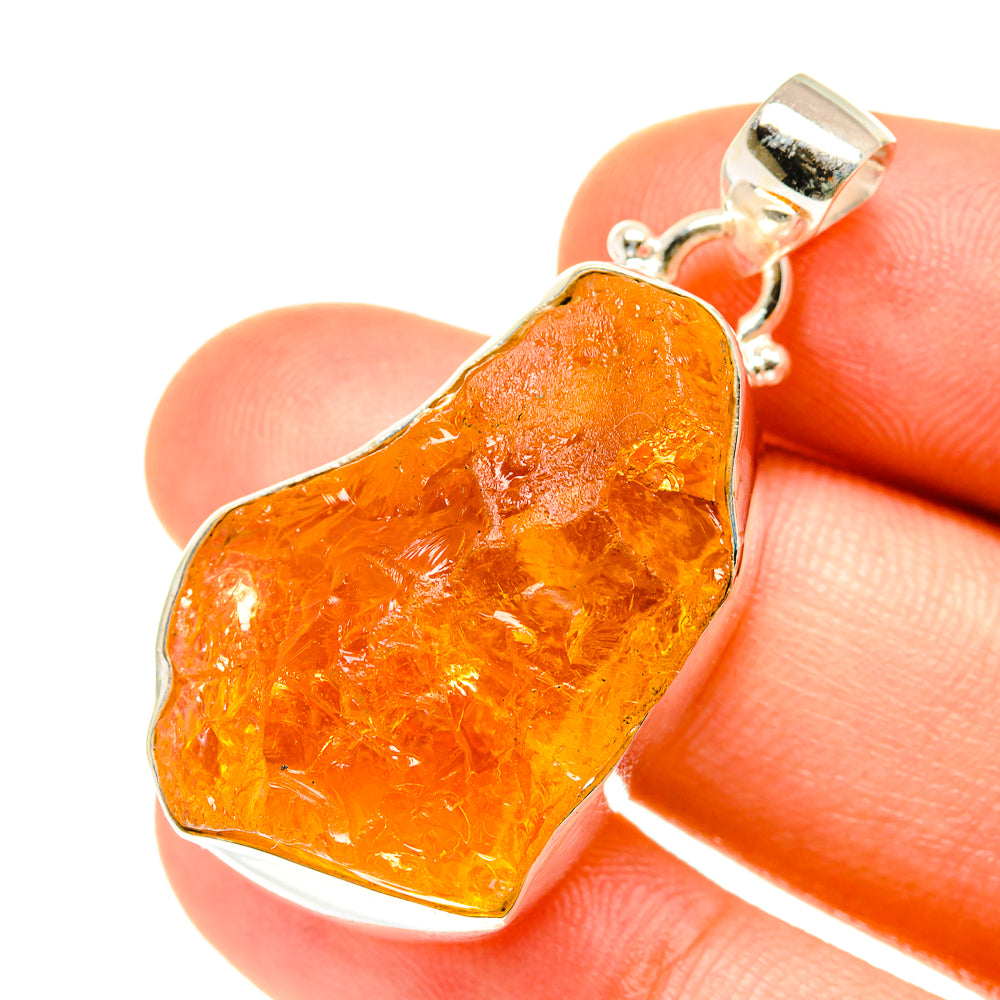 Citrine Pendants handcrafted by Anasilvercos - PD3475