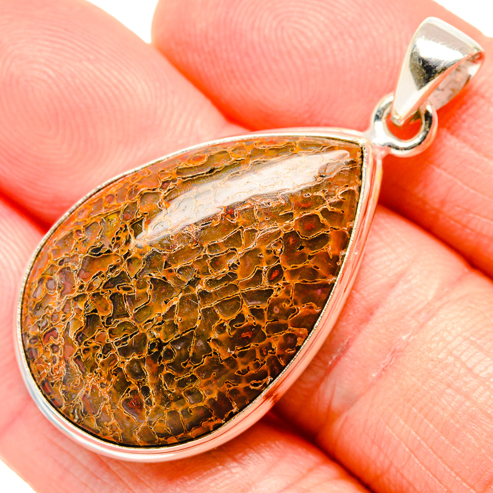 Dinosaur Bone Pendants handcrafted by Anasilvercos - PD34766